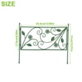 thumbnail image 2 of MesaSe Garden Edge Decorative Border Plastic Easy Installation Multipurpose Green Small Fencing, 2 of 5