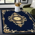 thumbnail image 3 of 1PC Ornate Area Rug Local Carpet, Lightweight Washable Easy-to-Manage Carpet Mat Festival Gift, Suitable for Living Room, Bedroom, Dining Room, Study Room, Foyer, Room Accessones, 3 of 8