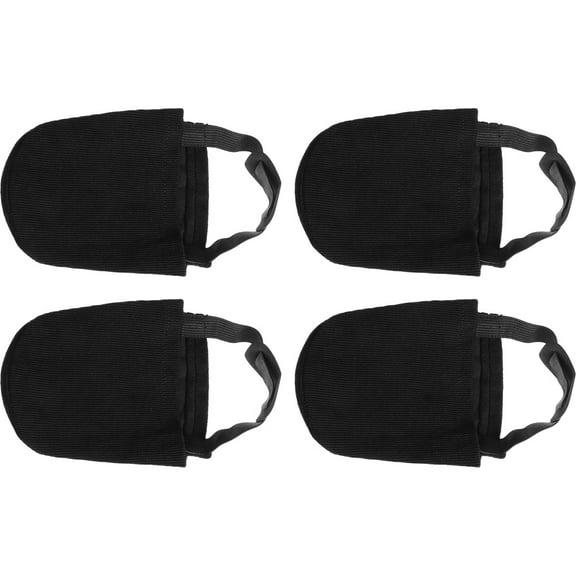 2 Pairs Bowling Shoes Slider Slipping Mat Morphie Portable Sports Supplies Cover with Elastic Band Covers
