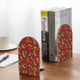 thumbnail image 5 of Susaid X-mas and New Year Print Wooden Bookends Decorative Book Ends for Shelves Heavy Books Holder Organizer Non-Slip Desk Book End for Kids Room Office School 1 Pairs, 5 of 8