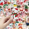 thumbnail image 5 of 100 pegatinas navideñas de invierno, vinilo impermeable, diseño de Papá Noel, copo de nieve, muñeco de nieve, para álbumes de recortes, portátiles, botellas de agua, sobres y tarjetas, 5 of 5