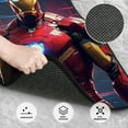 thumbnail image 3 of 4 Pieces Car Floor Mat Set Iron Man Protection Full Sets Universal Fit for SUV Sedans Vans Trucks, 3 of 7