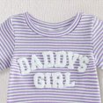 thumbnail image 5 of CAUYDY Baby Girls Bodysuit Preemie Girl Short Sleeve Clothing Set Toddler Fall Winter Romper Infant Outfit 0 3 6 9 Months 1T 2T Sizes 6-9 Months,Purple, 5 of 5
