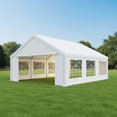 thumbnail image 2 of SANOPY 16x20ft Heavy Duty Party Tent, Outdoor Commercial Canopy with Removable Sidewalls, Gazebo Shelter for Wedding, Outdoor Carport Party Tent for Event, White, 2 of 7