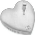 thumbnail image 3 of Sterling Silver Rh-Plated Satin/Polish Diamond 4 Photo Family Heart Locket (23.7 X 23.7) Made In Hong Kong qls510, 3 of 5