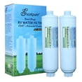 thumbnail image 1 of Filtro de agua EXCELPURE RV Inline para barcos, autocaravanas y autocaravanas, paquete de 2 unidades, 1 of 8