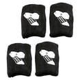 thumbnail image 1 of Muñequeras de Atletismo perfecl 2 pares Apoyo para Levantamiento de pesas Kettlebell negro, 1 of 6