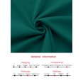 thumbnail image 7 of DARING DIVA Women's Elegant Women's Sparkly Blouse with Rhinestones XL Hunter Green, 7 of 7