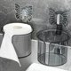 thumbnail image 1 of Hogar y cocina, baño, ventosa para mariposas, caja para papel higiénico, cajón, caja para colocar rollos de papel, estante de pared para baño, cajas de almacenamiento de plástico, 1 of 6