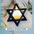 thumbnail image 2 of Suministros para fiestas de Hanukkah con decoración azul, luz de estrella de David de Hanukkah, cadena de luces decorativas de Hanukkah-fcy, 2 of 3