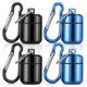 thumbnail image 1 of 4 Pack Ear Plug Carrying Case Keychain, Portable Keychain Pill Holder Case, Waterproof Metal Earplug Case Pill Container, 1 of 5