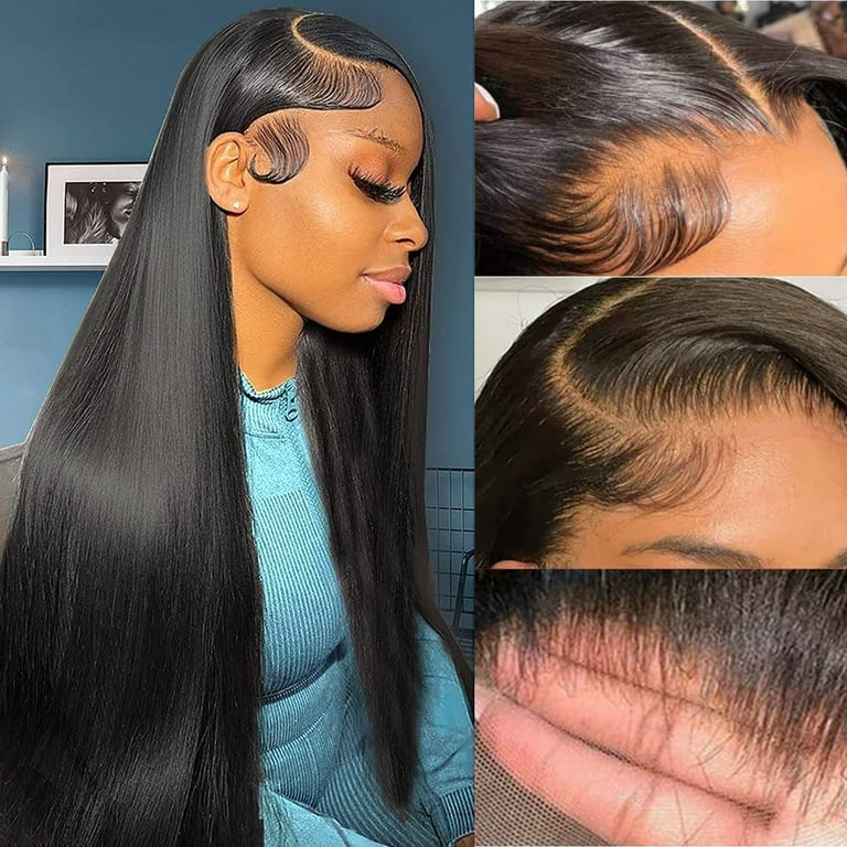Human hair lace front wigs under 100 sale