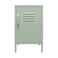 thumbnail image 1 of RealRooms Shadwick Metal Locker End Table with 2 Shelves, Pale Green, 1 of 8