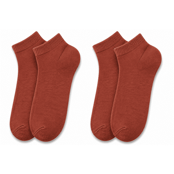 Cotton Ankle Socks, Breathable Moisture-Wicking, 2 Pack