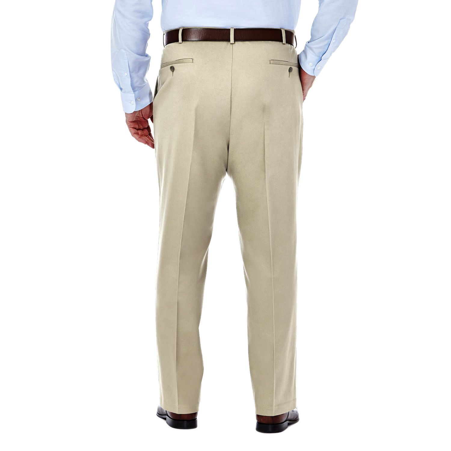Haggar Men's Big & Tall Premium No Iron Khaki Classic Fit Pant (44W x 29L - 56W x 30L)