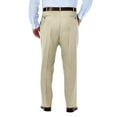 thumbnail image 2 of Haggar Mens Classic fit Big Tall Casual Khaki Pants 44 / 29 Blue Expandable, 2 of 4