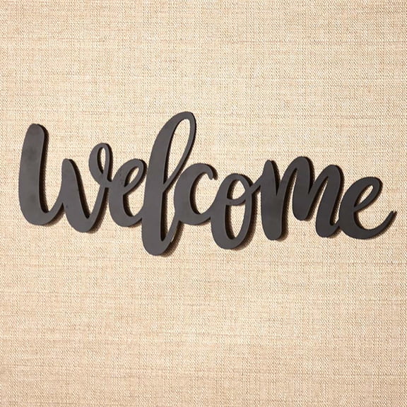 Metal Wall Words - Welcome