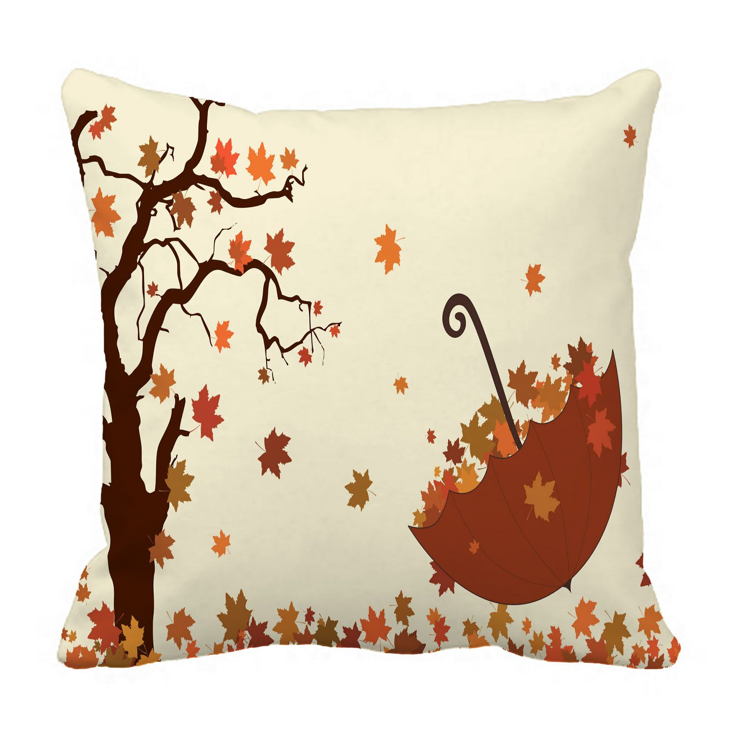 ZKGK Fallen Leaves in Autumn Pillowcase Home Decor Pillow Cover Case