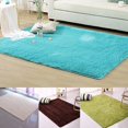 thumbnail image 2 of Modern Candy Color Soft Anti-Skid Carpet Flokati Shaggy Rug Living Bedroom Floor Mat, 2 of 6