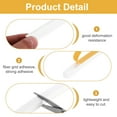 thumbnail image 3 of Uxcell Weather Door Seal Strip Tape, Strong Self Adhesive Foam Tape Gap Filler for Door, Window, 15/32 Inch x 15/32 Inch x 6.5 Feet White 2 Pack, 3 of 6