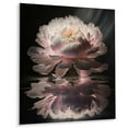 thumbnail image 2 of Designart "Peonies Petals Pink Black III" Floral Peony Metal Wall Art Prints, 2 of 5