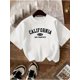 thumbnail image 1 of California Teacher's Summer Casual Knit T-Shirt for Girls, 100% Cotton, Round Neck, Non-Transparent, Youngsters, Suitable, 1 of 5