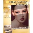 thumbnail image 3 of UYGDUY-Eyebrow Powder Kit-2 Colors Eye Brow Tinting Powder Palette Long-Lasting Waterproof, Light Dark Grey Brown Brow Filler Product, Mother's Day Makeup Gift for Women Girl, with Mirror Brow Brush-, 3 of 3