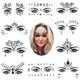 thumbnail image 2 of (10 hojas) Amaza Strass Autocollant, Tatouage Temporaire Strass Visage, Strass Bindi Bijoux De Front Style Alatoire, 2 of 5