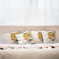 thumbnail image 7 of Ambesonne Animal Throw Pillow Cover 4 Pack, Vector Wildlife Tiger, 16", Orange, 7 of 7