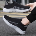 thumbnail image 5 of Willtoo Sneakers For Men Mesh Breathable Non Slip Walking Shoes Knit Lightweight Casual Pull-On Sneakers for Daily Sport Wear, 5 of 5