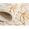 thumbnail image 6 of Marilyn Monroe Glam Collection Area Rug - Dahlia (9' x 12' Rectangle White Gold/Gold), 6 of 8