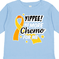 thumbnail image 4 of Inktastic Chilhood Cancer Awareness Yippee No More Chemo for Me Boys or Girls Long Sleeve Toddler T-Shirt, 4 of 5