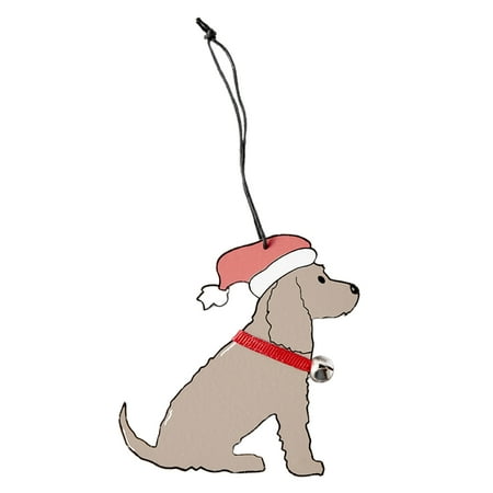 

YUNx Christmas Pendant Festive Delightful Decorative Lovely Xmas Tree Wooden Pet Dog Pendant for Home