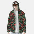 thumbnail image 3 of Xecao Strawberry for Sun Shirt-A lightweight, hoodie-style long-sleeve UV protection garment designed for other outdoor activities., 3 of 9