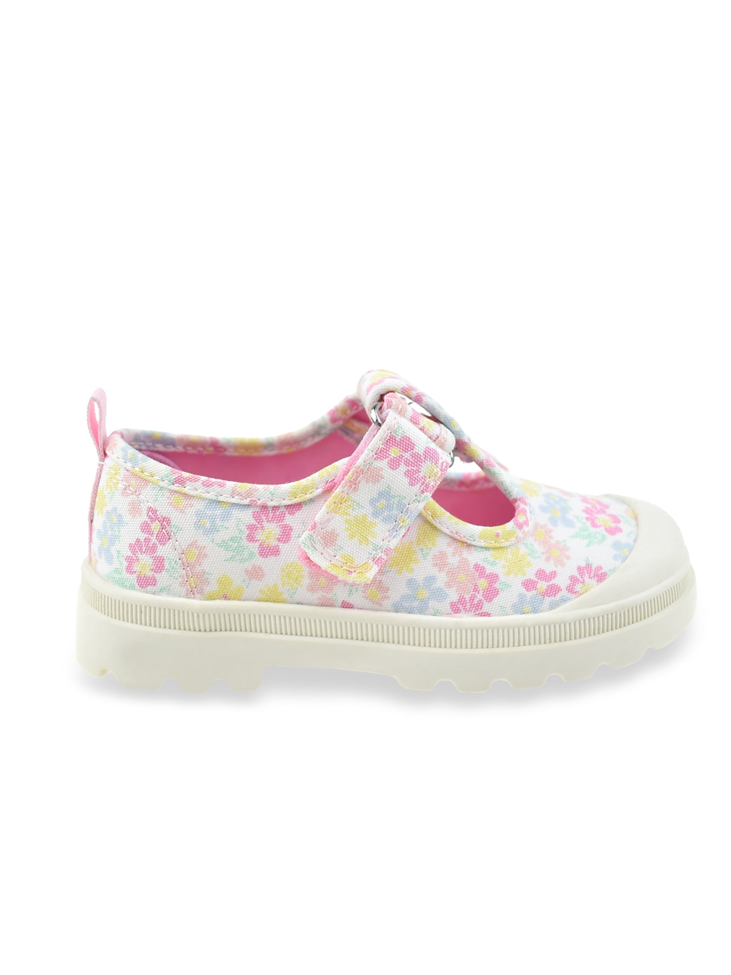 Wonder Nation Toddler Girls Casual Chunky T Strap Shoes