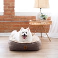 thumbnail image 2 of Precision Pet Snoozzy Rustic Elegance Low Bumper Pet Bed Brown 28 X 21, 2 of 5