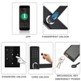 thumbnail image 3 of Free Drill Design Fingerprint Door Lock Smart Life APP Control 150Pcs Users Capacity ,Corrosion-Resistant, 3 of 6