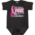 thumbnail image 3 of Inktastic Breast Cancer Awareness We Wear Pink in October Girls Baby Bodysuit, 3 of 5