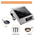 thumbnail image 3 of WeChef Cuisinière Électrique Commerciale à Induction 3500W Brûleur en Acier Inoxydable, 3 of 10