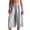 Gray, variant on Riecok Wide Leg Capri Pants for Women Elastic Waist Pants Ruched Pull on Palazzo Pants Casual Trousers with Pockets