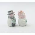 thumbnail image 3 of Frosty the Snowman Ceramic Salt and Pepper Shakers 3.5in Gift, 3 of 5