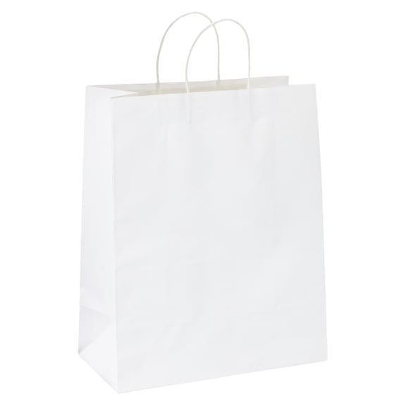 12 Pack: Glossy White Gift Bag by Celebrate Itâ„¢