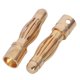 thumbnail image 4 of 40Pzs Tono de Oro 4mm Reemplazos Macho Conector Bala Platano, 4 of 8