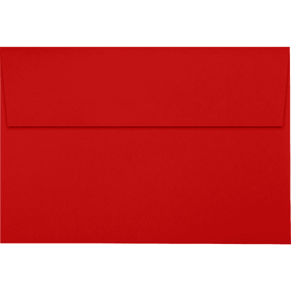 LUXPaper A8 Invitation Envelopes w/Peel & Press, 5 1/2 x 8 1/8, Ruby Red, 500 Pack