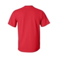 thumbnail image 5 of Gildan - Ultra Cotton Short Sleeve Tee Shirt | Plain Short Sleeve Tee | Bulk Tee | Red | Pack of 6 -Size L, 5 of 5
