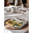 thumbnail image 6 of Sunflowers Cloth Napkins Set of 8 Reusable Dinner Napkins, Vintage Yellow Floral Farm Butterfly Cocktail Napkin Washable Table Napkins for Wedding/Holiday Party/Baby Shower 20"x20", 6 of 7