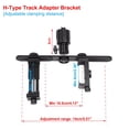 thumbnail image 3 of FSLiving Adjusted Angle Small Multimedia Speakers Installation Parts Mobile Phone Holder Mounting Accessories Bracket Fixed J-Type Track for Music Room Office Home Bar (Track Sold Separately) -1 Pack, 3 of 6