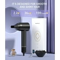 thumbnail image 6 of Hair Dryer-Fast Drying Ionic Blow Dryer-Updated 1500 W Low Noise Technology home with Diffuser&Smooth Nozzle, 6 of 8