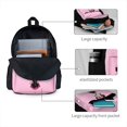 thumbnail image 5 of Mochila con diseño de Mickey Mouse y Minnie para mujer, informal, para estudiantes, escuela, portátil, impermeable, 5 of 5