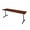 Cherry, variant on 72 In. Kobe Mobile Rectangular Training Table - Grey